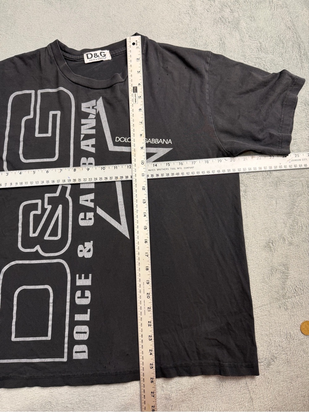 Dolce & Gabbana Black Logo Star Graphic Tee - Picture 6 of 7